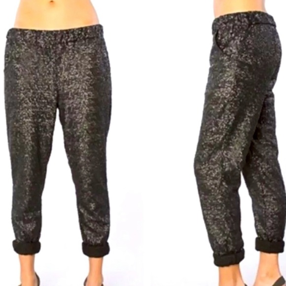 Free People NWT  Sequin Joggers S Free People $168 - Picture 4 of 17